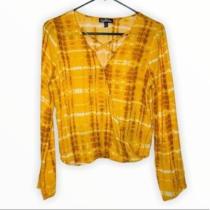 Yellow Tye Dye Long sleeve | Size M